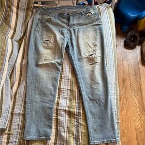 Old Navy Gray Boyfriend Jeans Relaxed Fit